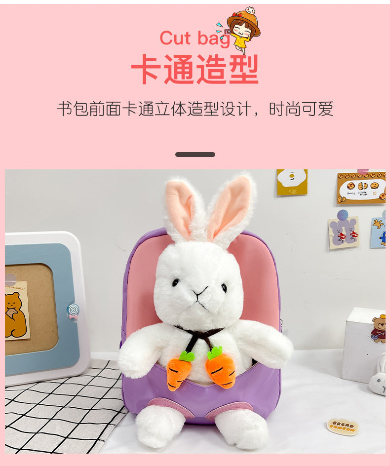 Plush 3D Rabbit Backpack for Boys Girls | Baby's World Bangladesh