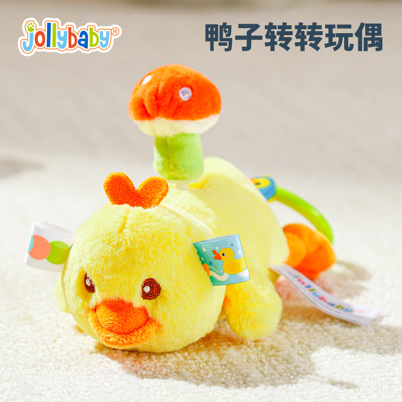 jollybaby Panda Turn Doll Tail Turn Lala Le Lathe Pendant Plush Baby Toy