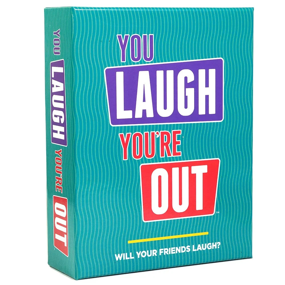 "You Laugh You're Out" (English family gathering, parent-child board game, card game)