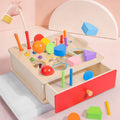 Montessori Classification Early Education Coin Box Baby Color Recognition Shape Matching Educational Toys for Infants and Children