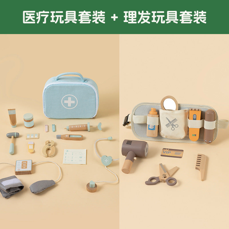 Children's Play House Toys Educational Toys Dentist Set Simulation Tool Kit Early Education Doctor Cross-Border Figani