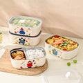 304 Stainless Steel Lunch Box for Students, High-Looking Cartoon Lunch Box for Office Workers, Microwaveable Compartmented Japanese Lunch Box