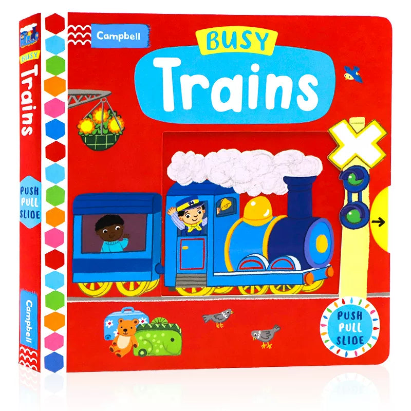 The Wheels on the Bus (English Original Nursery Rhyme Book with Mechanism