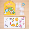 Wholesale Enlightenment early education dinosaur animal quiet busybook children's busy book educational toys repeatedly paste book