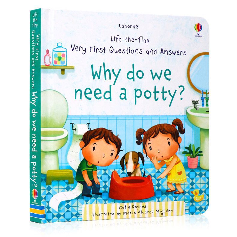 Usborne English Children's Questions and Answers Lift the flap Children's Popular Science Enlightenment Cognition Flip Books (Copy) (Copy)