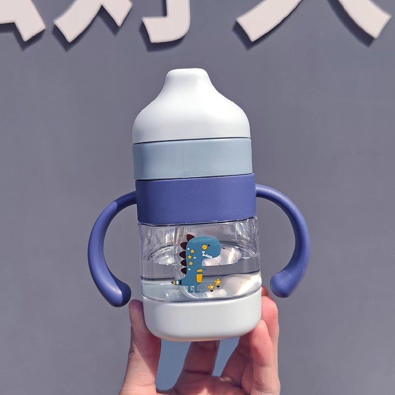 Baby Drinking Cup, Infant Learning to Drink Duckbill Cup, Straw Cup, Double Handle, Anti-Choking, Anti-Fall, Water Kettle, Milk Cup