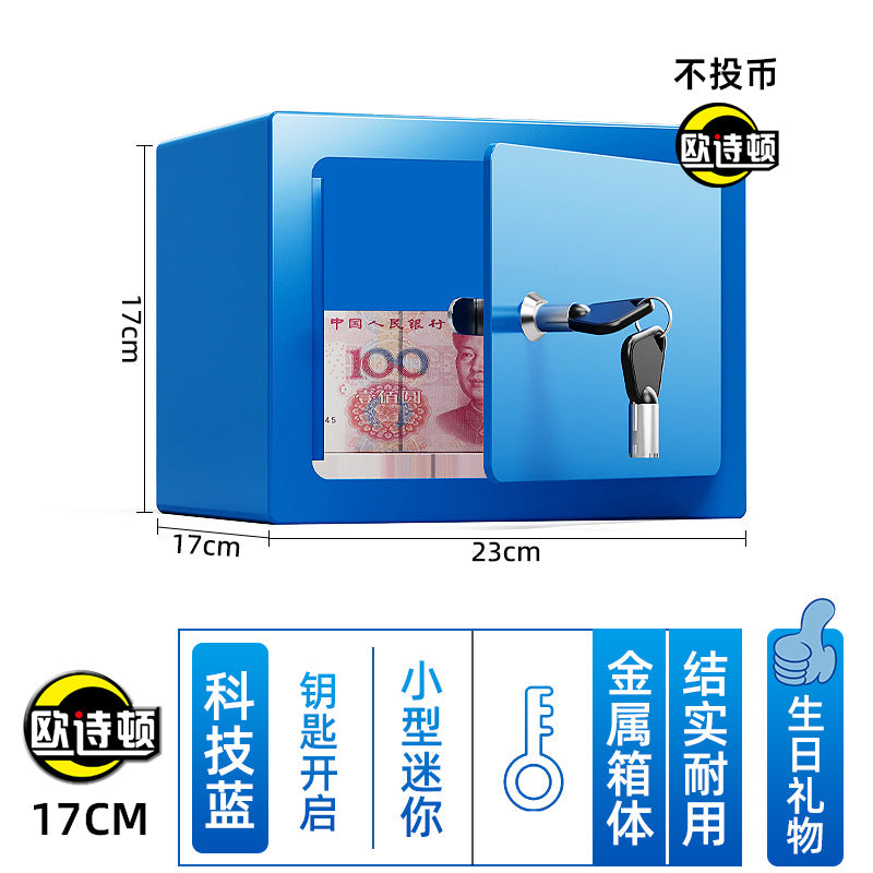 Metal Piggy Bank Safe Home Safe Mini Small Kidsren's Password Anti-theft Piggy Bank Birthday Gift