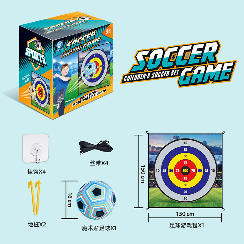 Cross-Border Popular Children's Football Outdoor Toys Sports Competition Interactive Digital Enlightenment Games Fabric Silent Indoor