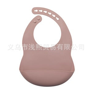 Nordic style waterproof silicone mouthpiece baby silicone bib baby feeding bag children bib mouthpiece wholesale