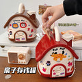 House shape piggy bank dopamine piggy bank boys and girls holiday gifts can be stored in desirable toy storage box