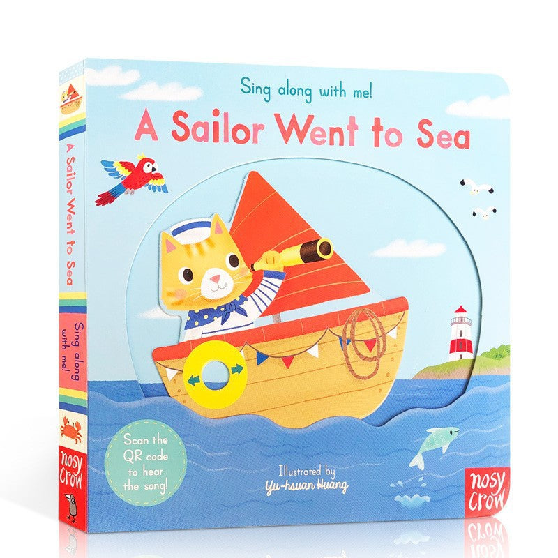 Baby Early Education Bizzy Bear Busy Bear Picture Book Sing Along with Me Push-Pull Book