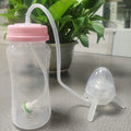 pp Material Separate Dual-purpose Baby and Mother Feeding Bottle Long Straw Feeding Artifact Free Hands Imitation Milk Weaning Bottle