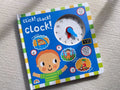 Original English clock book for children, English time cognition board activity book for babies