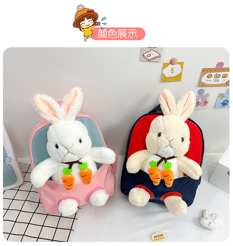 Plush 3D Rabbit Backpack for Boys Girls | Baby's World Bangladesh