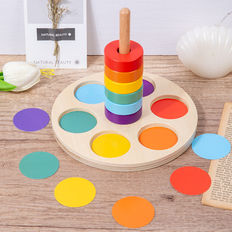 Montessori Teaching Aids Wooden Drawer Box Textile Drum Press Ball Table Early Education Toy Set Montessori Early Education Toy Set