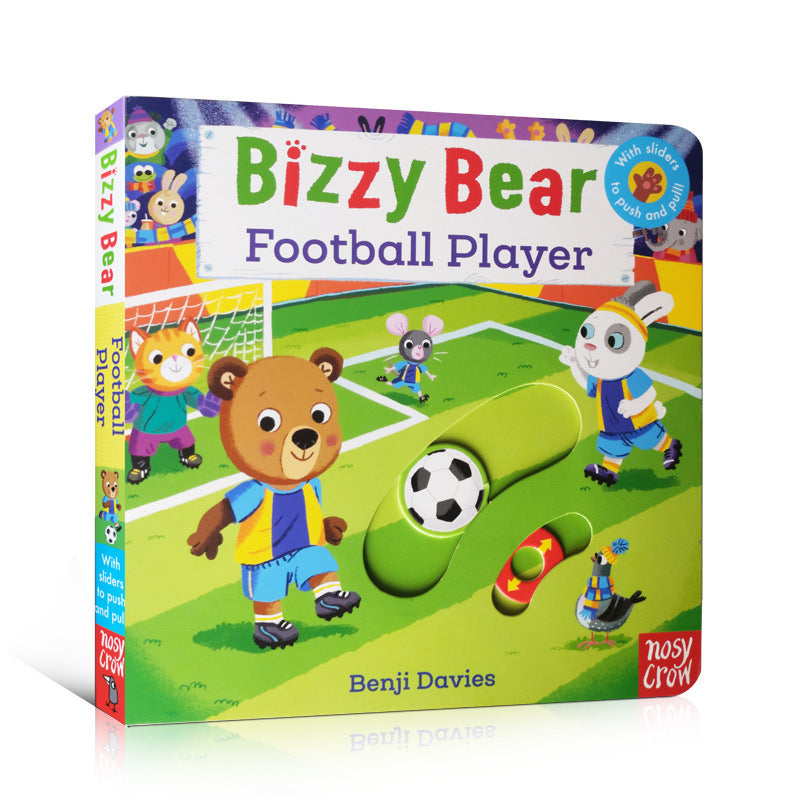 Baby Early Education Bizzy Bear Busy Bear Picture Book Sing Along with Me Push-Pull Book