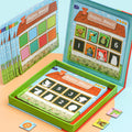 Animal home magnetic matching puzzle early education toys cognitive color unlock entrance family parent-child interactive game