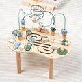 Children’s Montessori Wooden Busy Table Game Bead Stringing Building Blocks Educational Toy for Preschool Hand-Eye Coordination (Copy)