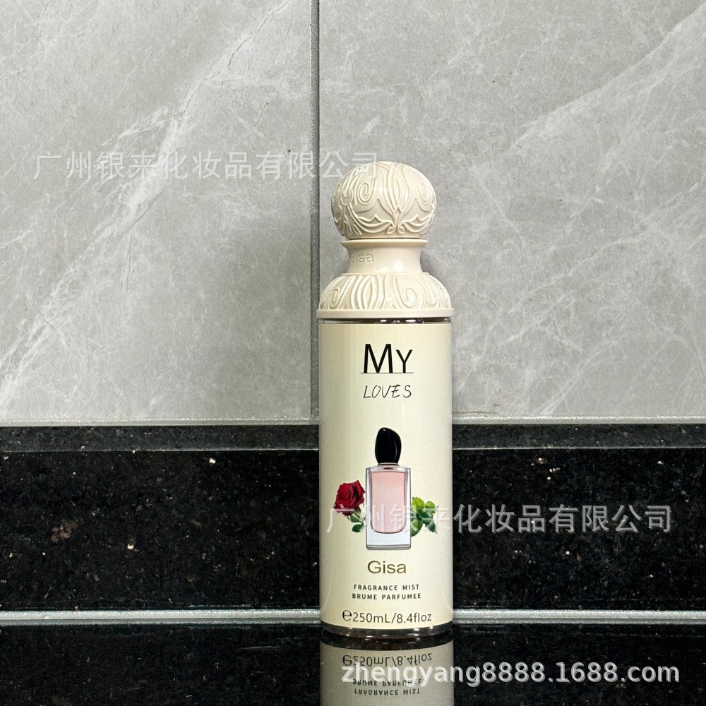 Cross-Border Middle East Dubai Perfume Women's Scandal Perfume Long-Lasting Fragrance 250ml Body Spray Factory Wholesale