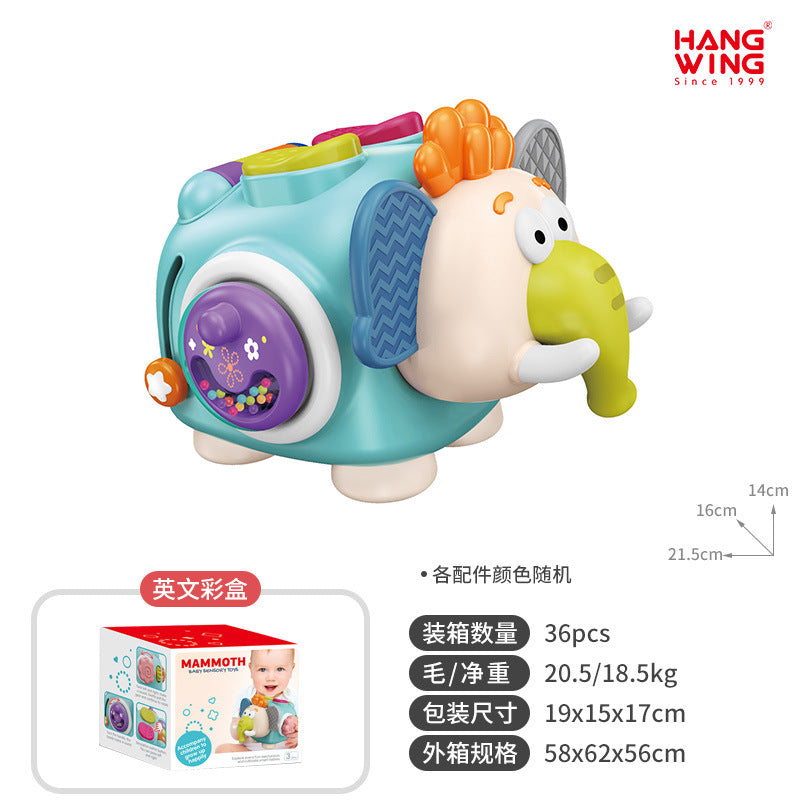 Cross-border New Products Baby Busy Ball Toy Baby Hand Exercise Hexahedron Turbulun Interactive Hand Grab Ball