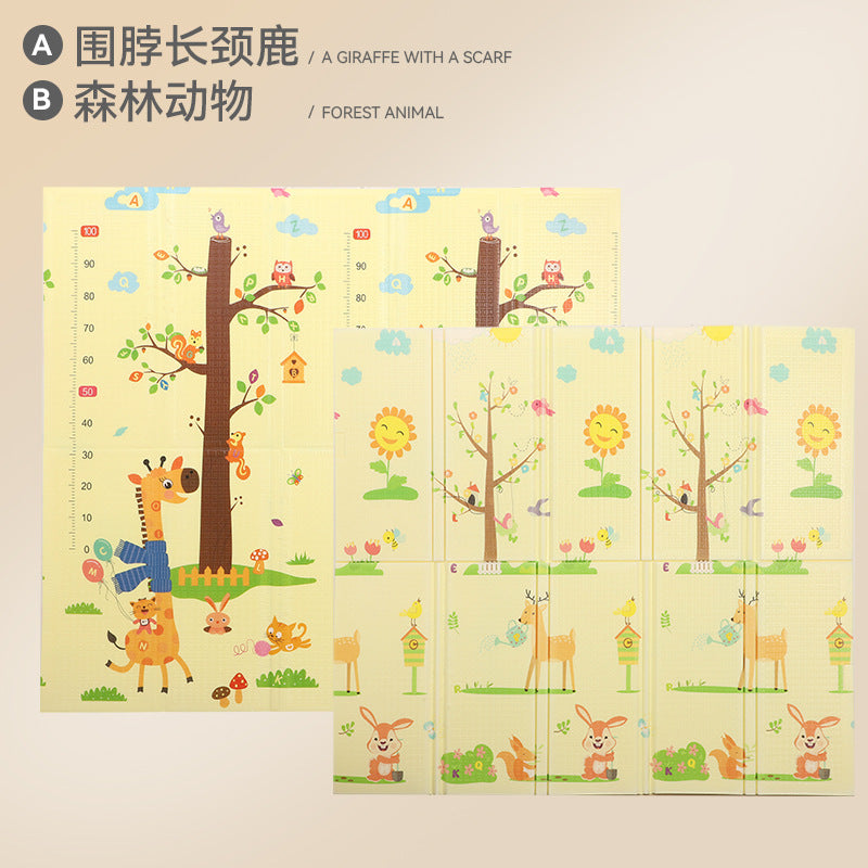 Baby Crawling Mat 1cm Thickened Ixpe Folding Mat Home Outdoor Early Education Center Floor Mat Export Baby Crawling Mat