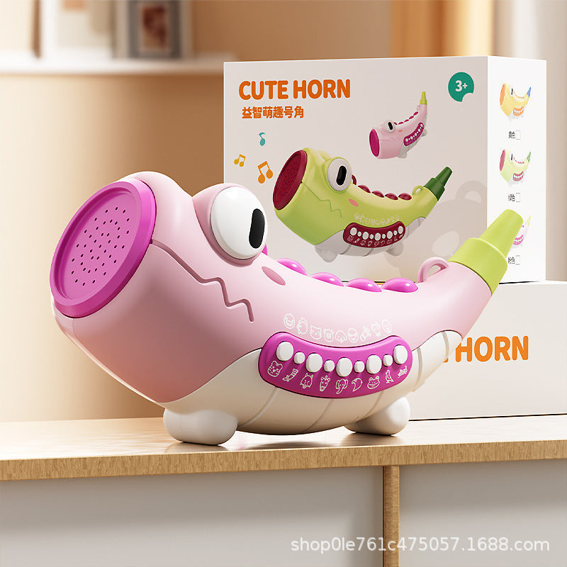 Animal horn musical instrument, animal sounds, children's simulated whistles, wholesale fun sound effects, new horn toy.