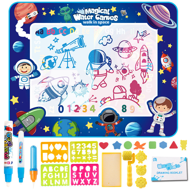 Amazon Cross-Border Children's Water Painting Canvas, Extra-Large Painting Mat, Magical Water Doodle Mat, Writing Toy, Children's Drawing Board