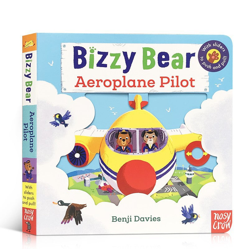 Baby Early Education Bizzy Bear Busy Bear Picture Book Sing Along with Me Push-Pull Book