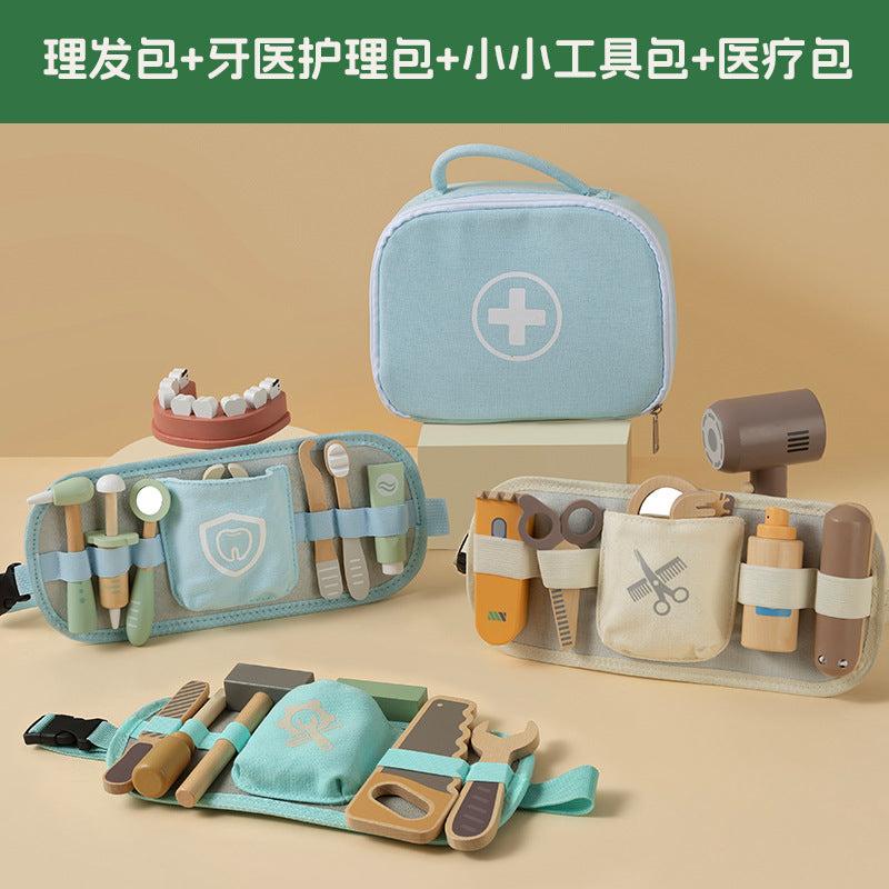 Children's Play House Toys Educational Toys Dentist Set Simulation Tool Kit Early Education Doctor Cross-Border Figani