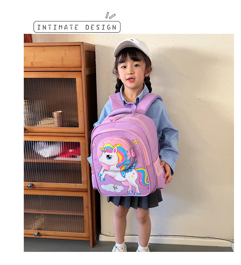2024 New Sanrio Kuromi Cute Student School Bag Cartoon 3d Stereo Kindergarten Backpack Children's Travel Bag Gift - Baby's
