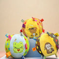 Cross-border New Ribbon Ringing Bell Sound Pet Plush Toy Ball Training Dog Toy Pet Supplies in stock