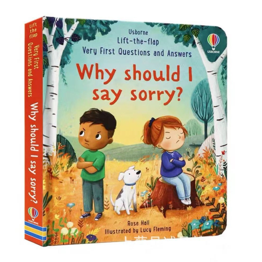 Usborne English Children's Questions and Answers Lift the flap Children's Popular Science Enlightenment Cognition Flip Books (Copy) (Copy)