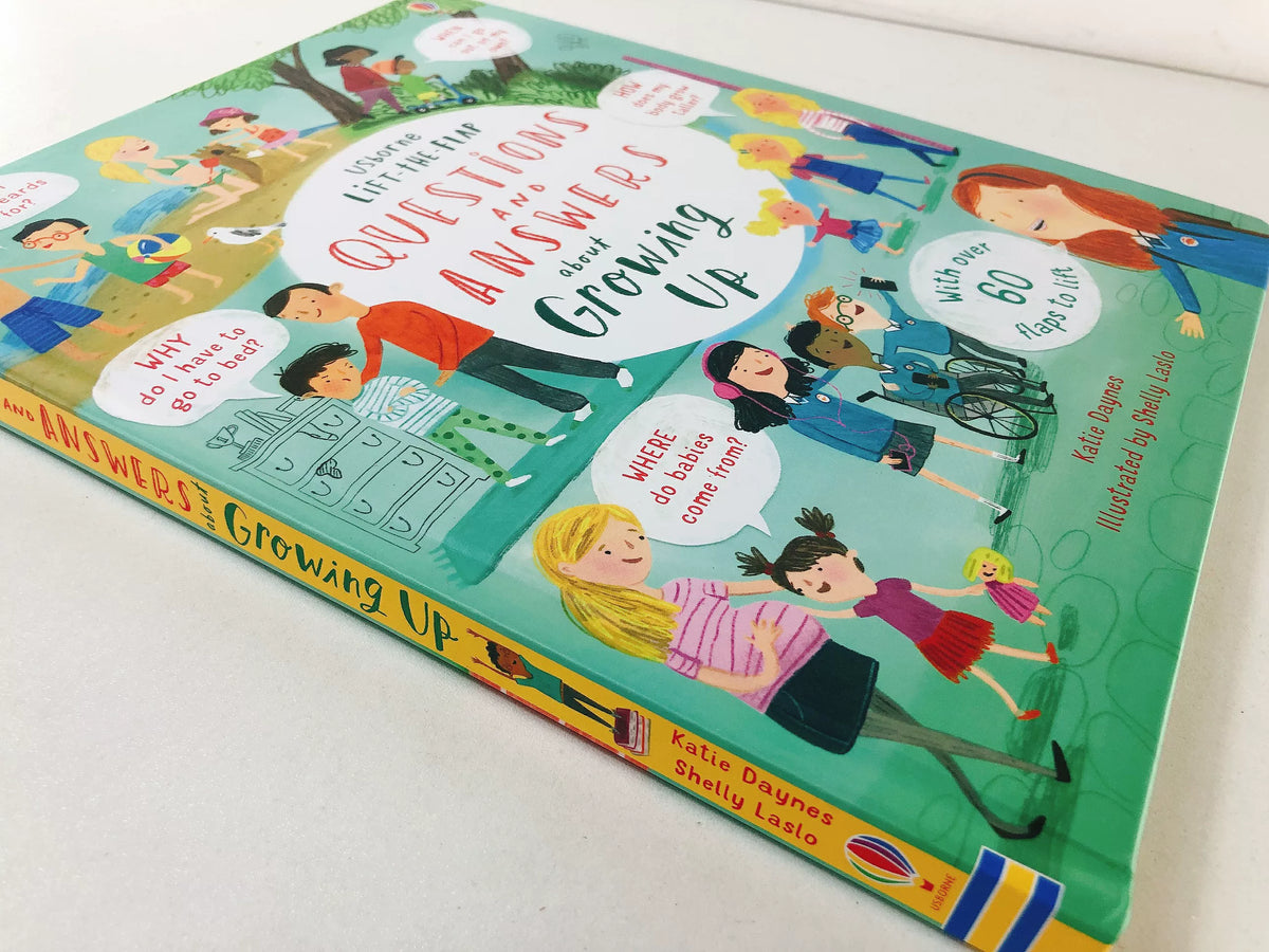 Questions & Answers About Growing Up English 3D Picture Book Kids Children Early Education Enlightenment Books