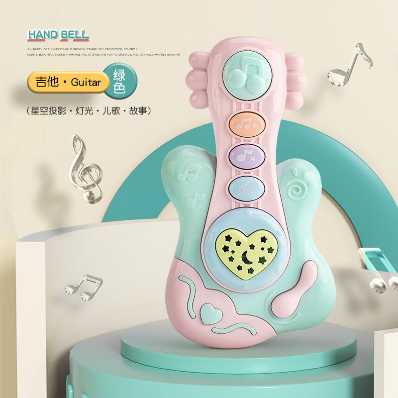 Fun Infant Toys Educational Early Education Baby Soothing Artifact Music Story Grasping Training Hand Drum Rattle