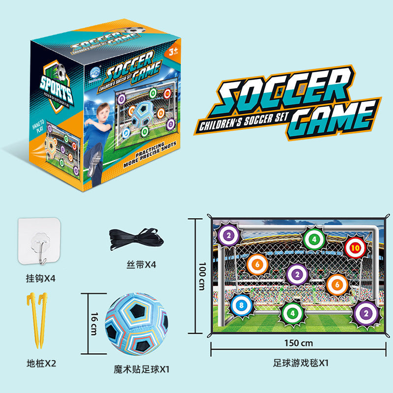 Cross-Border Popular Children's Football Outdoor Toys Sports Competition Interactive Digital Enlightenment Games Fabric Silent Indoor