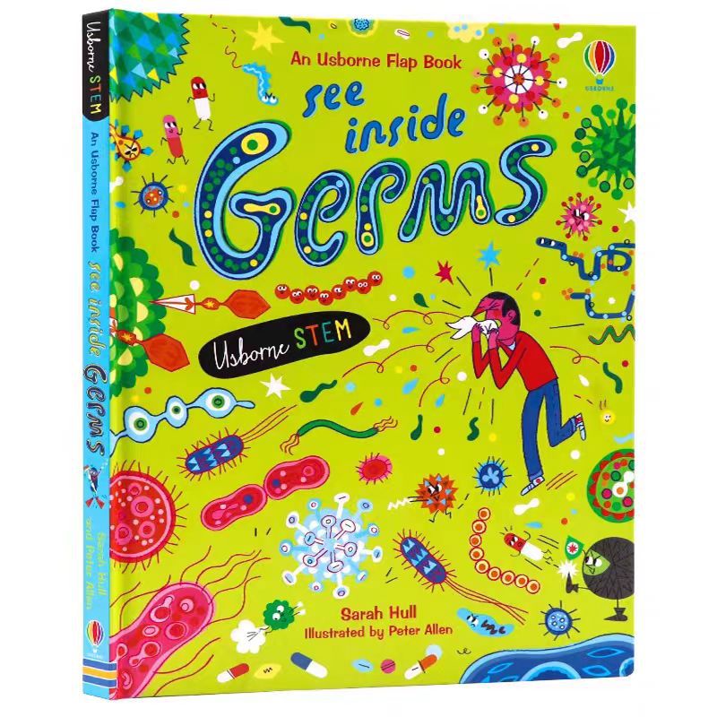 Lift-The-Flap Large Format English Kidsren's Enlightenment Popular Science Puzzle Flip Book Cognitive Learning Picture Book