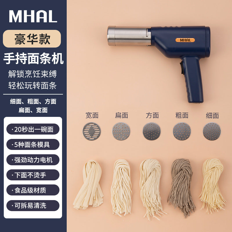 Household Noodle Maker, Handheld Small Automatic Noodle Press, Intelligent Noodle Pressing Machine, Multifunctional