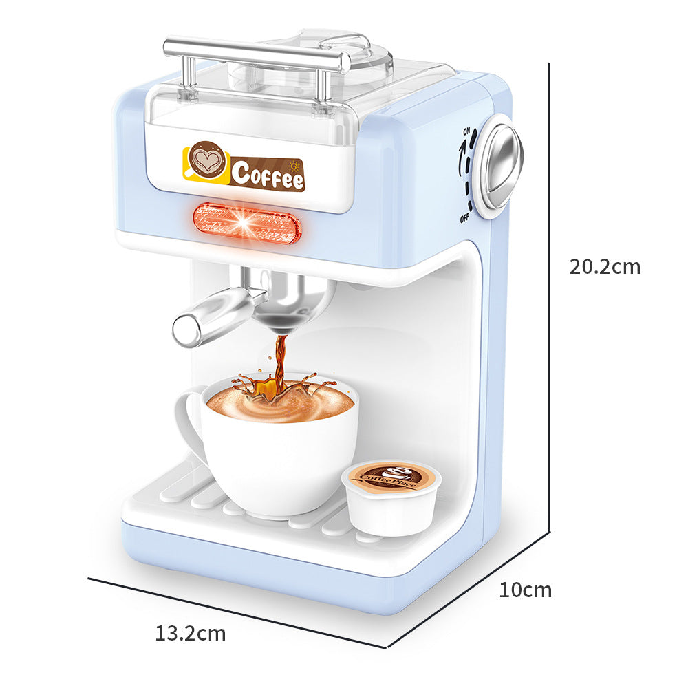 Cross-Border Foreign Trade Kitchen Pretend Play Toys Children's Realistic Electric Light and Sound Effects 4-in-1 Small Appliance Toy Set
