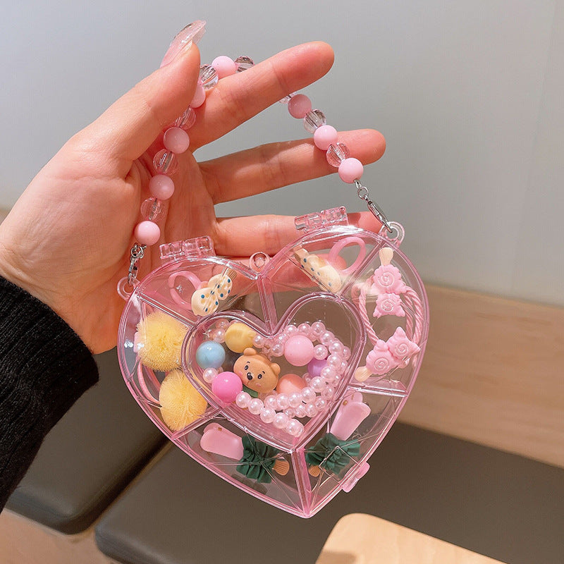 Children's jewelry baby cartoon cute fruit pendant bracelet suit birthday gift box in stock wholesale