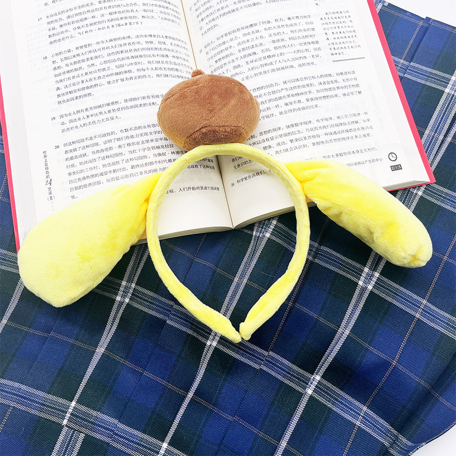 Cute Rabbit Hair Band Hair Accessories Hair Accessories Cartoon Rabbit Ears Wash Face Hair Stamp Korean Plush Headband Wholesale Hair Band
