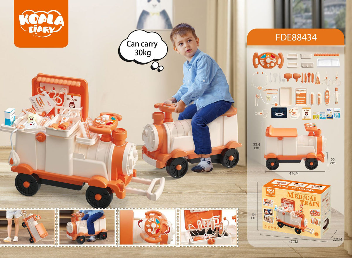 Koala Diary Bus Play House Toy Storage Transformation Rv Villa Doll House Boy Girl Toy Gift