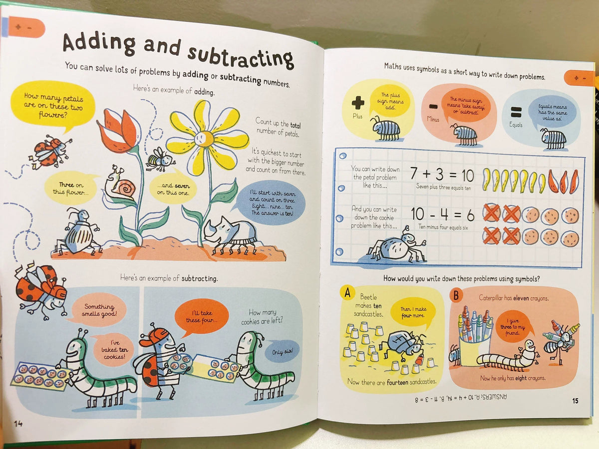 All the Maths you need to know by age 7 Children Educational English Picture Reading Book