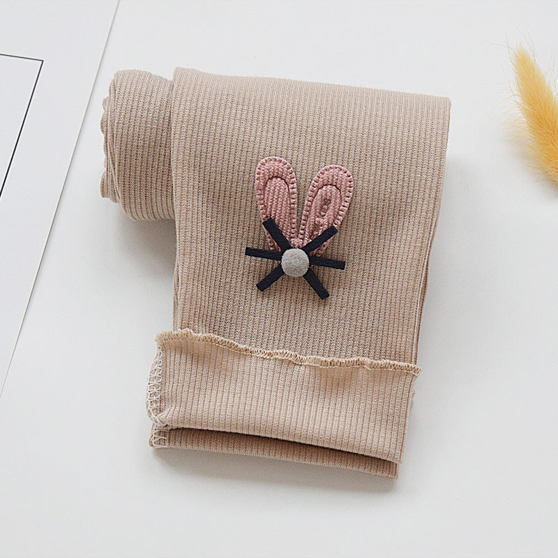 Children's Leggings 2026 Spring and Autumn New Korean Style Slim Fit Toddler Baby Nine-Point Pants Girls' Socks Wholesale