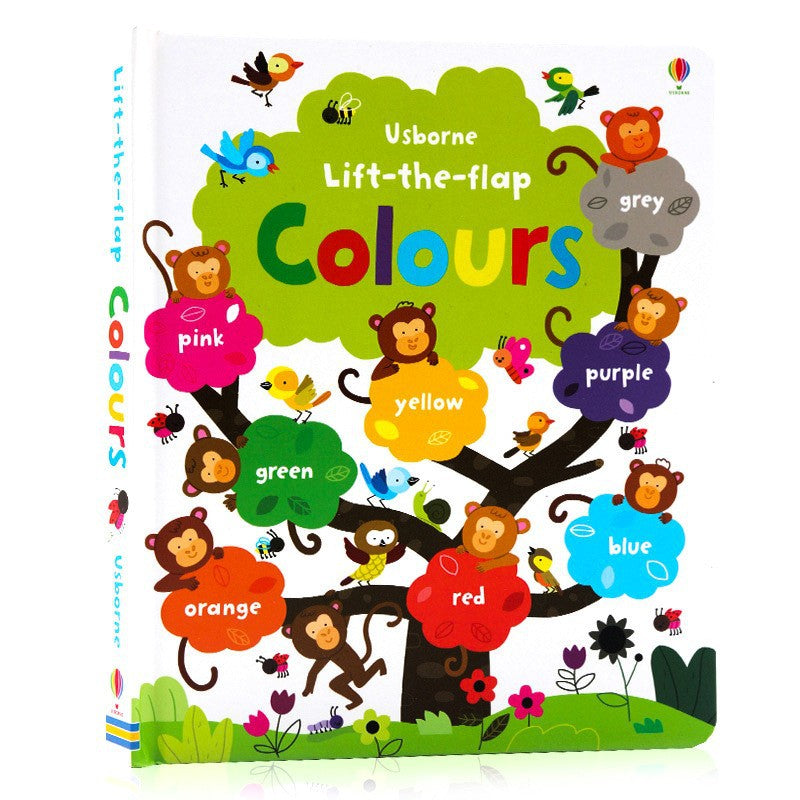 Lift-The-Flap Large Format English Kidsren's Enlightenment Popular Science Puzzle Flip Book Cognitive Learning Picture Book