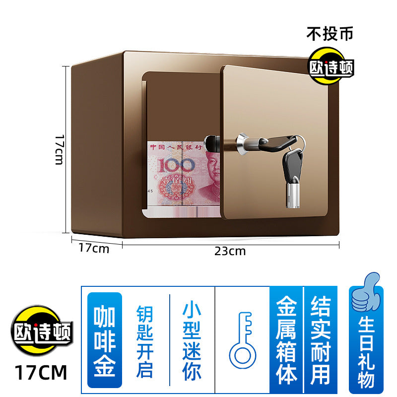 Metal Piggy Bank Safe Home Safe Mini Small Kidsren's Password Anti-theft Piggy Bank Birthday Gift