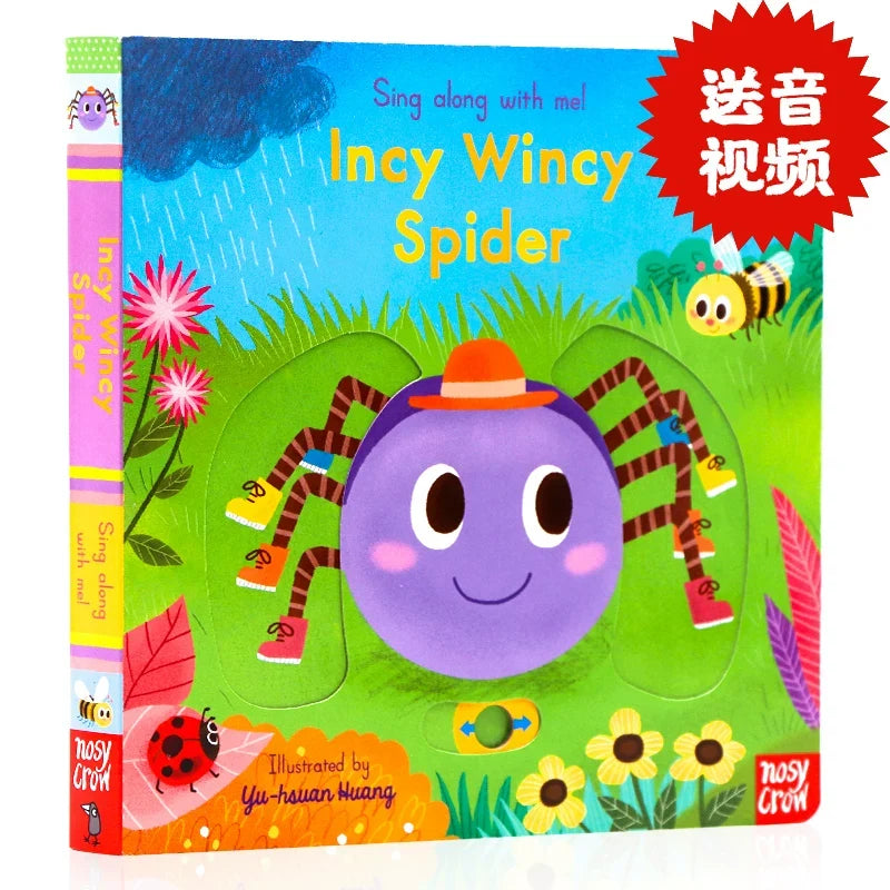 The Wheels on the Bus (English Original Nursery Rhyme Book with Mechanism