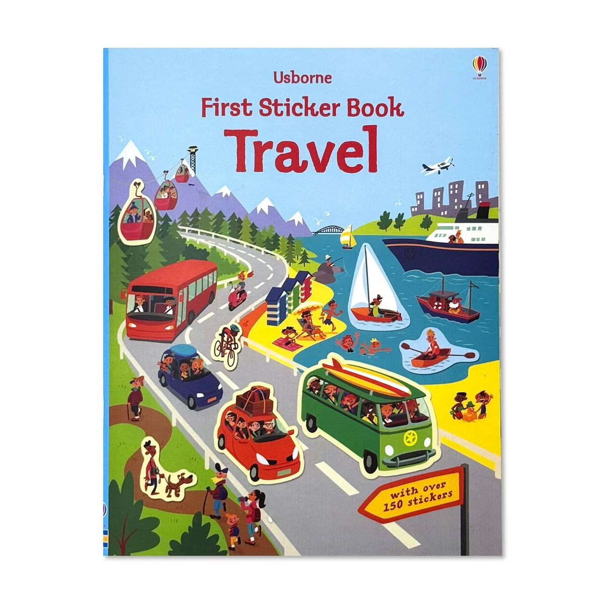 Overseas English Car Engineering Truck Sticker Book for Construction Site Traffic Stickers, Learning Toys for Children (Ages 3-6) Boys Toy (Set of 5)