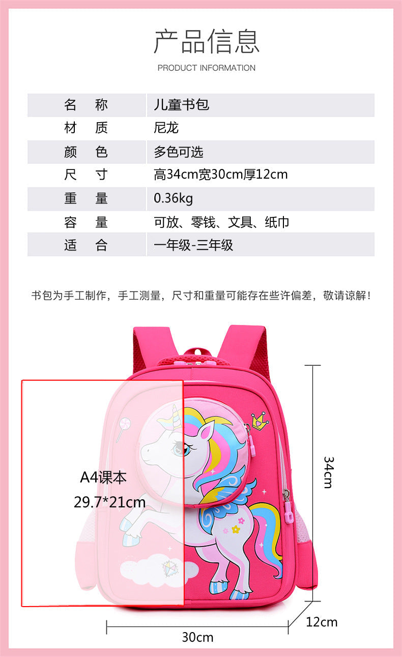 2024 New Sanrio Kuromi Cute Student School Bag Cartoon 3d Stereo Kindergarten Backpack Children's Travel Bag Gift - Baby's