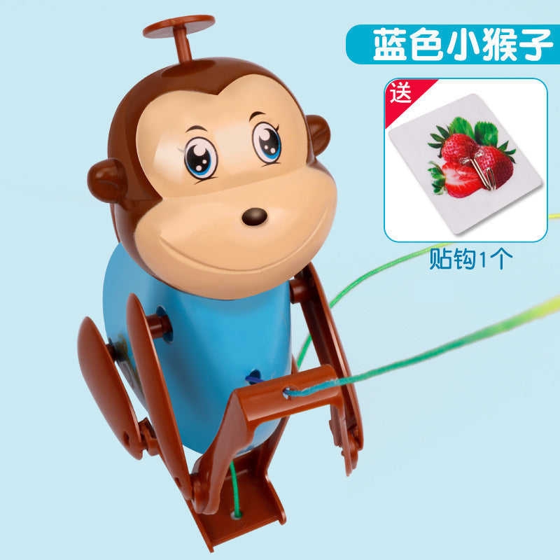 Cross-border explosions climb rope monkey climb tree fun creative pull line will climb monkey net red children's toy stall manufacturers