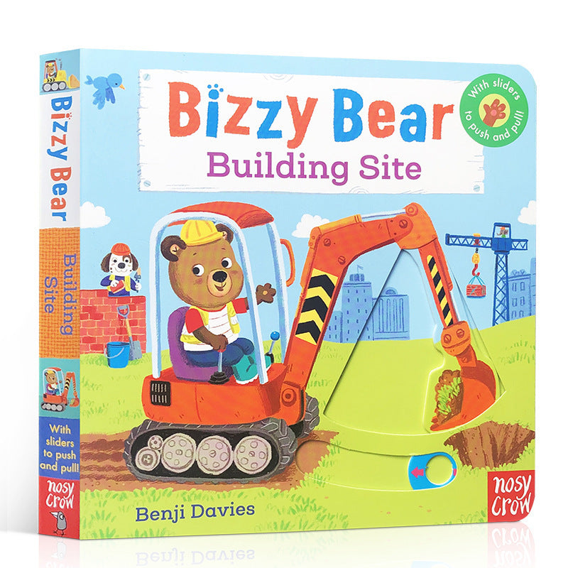 Baby Early Education Bizzy Bear Busy Bear Picture Book Sing Along with Me Push-Pull Book
